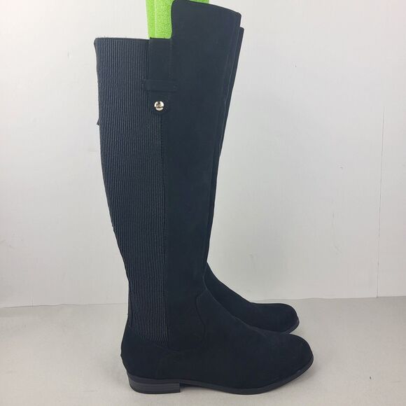 Anne Klein Audrey knee high Riding Boot Black Size 6M - Picture 10 of 13